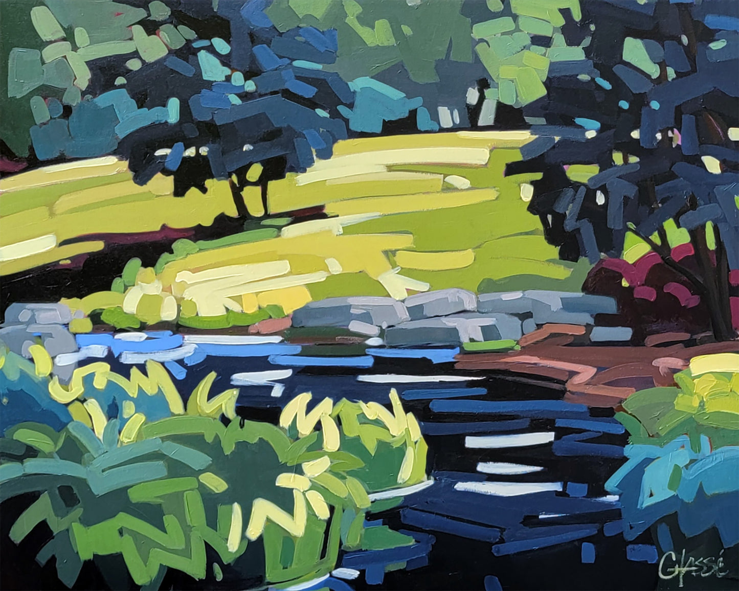 LE PETIT RUISSEAU QUI COULE PRÈS DE LA MAISON