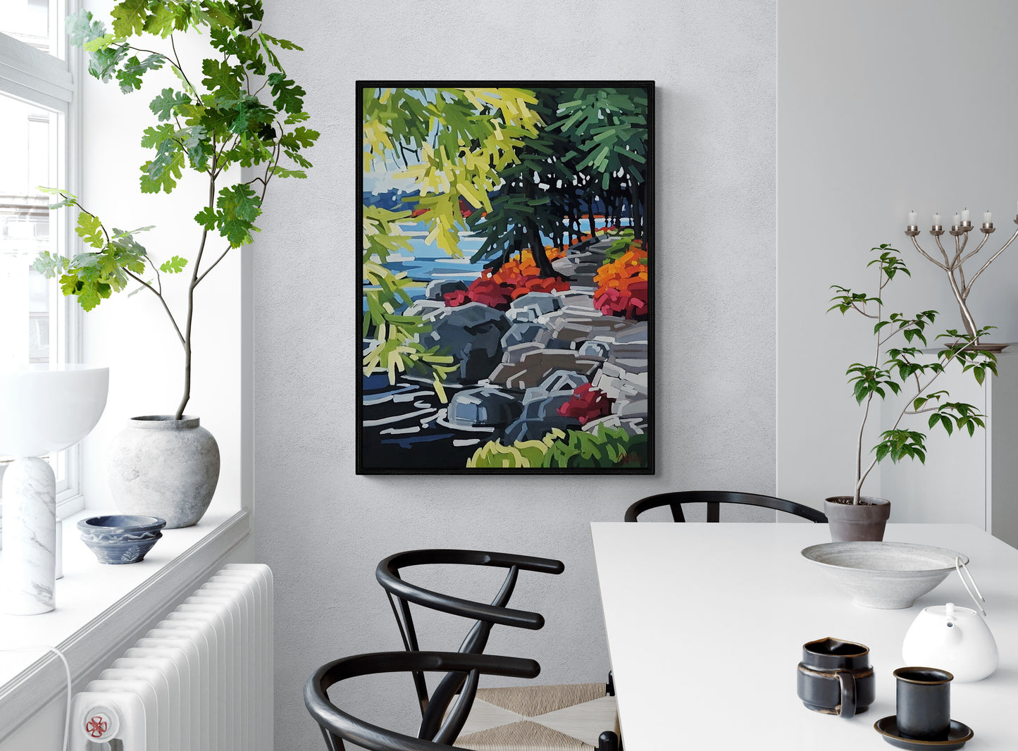 LE SENTIER QUI BORDAIT LE LAC